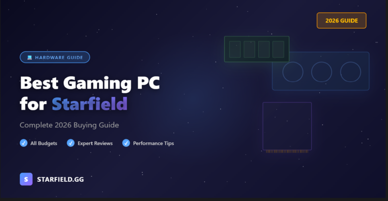 Best gaming PC for Starfield 2026 - Complete buying guide